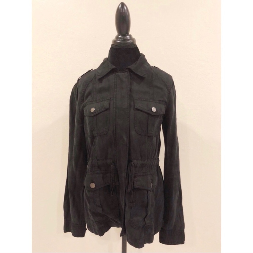 Anthropologie Sanctuary Military Jacket in Black